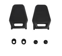 Helilyco Almohadillas de talón reemplazables RC901 RC902 RC903, zapatos de ciclismo de carretera, ABS resistentes al desgaste, accesorios de reparación de zapatos, color negro (paquete de 2)