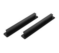 Helilyco Auto - Aleación de aluminio para manija de puerta, no requiere taladro, azulejos de madera de vidrio para superficies de acero inoxidable, plástico, metal, 2 unidades, color dorado