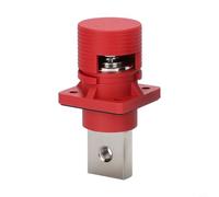 Helilyco Barra colectora de almacenamiento de energía del conector de cobre del bloque de terminales 400A de alta corriente (RED)