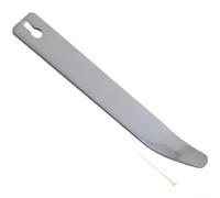 Helilyco Barra de palanca de acero inoxidable engrosada de 3 mm para la extracción del panel de la puerta del automóvil, herramienta de ajuste automotriz con extractor de clavos