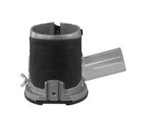 Helilyco Base de aluminio con puerto de recogida de polvo, carcasa de 72 mm, diámetro de sujeción de 65 mm, mango antideslizante para carpintería, fresado y tallado