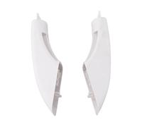 Helilyco Blanco WB07K10043 - Juego de 2 manijas de horno para modelos GE, para sustituir a 242805 AP3140301 AH228368 PS228368 Agarre seguro