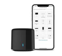Helilyco Blaster Home Automation, control remoto WiFi para Hub compatible con Google Assistant, soporta más de 50.000 dispositivos, color negro