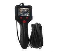 Helilyco Boroscopio industrial portátil con pantalla de 24 pulgadas, 8 mm HD IP67 impermeable, detector de tuberías de doble vista, mantenimiento de HVAC automotriz, 15 m (10 m)