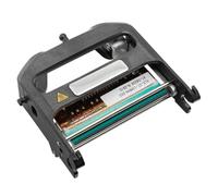 Helilyco Cabezal de impresión térmica con soporte para impresora de tarjetas Zebra ZC100 ZC300 ZC350, pieza de repuesto de 300 ppp P1094879-020