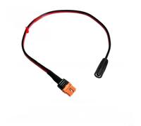 Helilyco Cable adaptador de alimentación hembra, cable de extensión de alimentación CC para XT60IF hembra a DC5521, para fuente de alimentación exterior, 0,3/0,5/1,0 m (0,5 metros)