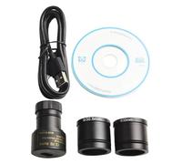 Helilyco Cámara microscópica USB de 5 MP, ocular digital de montaje con sensor CMOS de 1/2.5 pulgadas, reconocimiento de patrones de cámara industrial de alta resolución y visión artificial