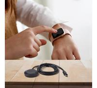 Helilyco Cargador magnético fuerte para reloj Suunto Run, cable de carga USB-C de 100 cm con sonda de cobre puro, color negro