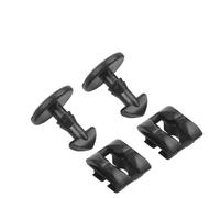 Helilyco Clips de cubierta de remolque para parachoques trasero para Rover para Discovery 3 y 4, paquete de 2 con insertos, moldura de ojo de remolque de bloqueo giratorio para reemplazo
