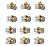 Helilyco Clips para plantas trepadoras y orquídeas, soportes de plástico para fomentar el crecimiento saludable del tallo, 12 piezas (12 piezas)