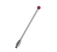 Helilyco CMM - Sonda con varilla de porcelana y bola roja, medición de mango roscado, lápiz capacitivo no conductor, superficies delicadas y EDM