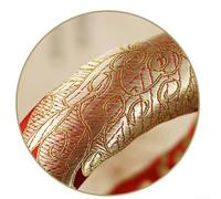 Helilyco Cojín de brocado de seda para cuenco tibetano, bordado a mano, patrón de nubes auspiciosas, algodón, rojo, amarillo, entrega aleatoria, 8 cm, 10 cm, 12 cm