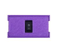 Helilyco Conector de interruptor RJ11 para teléfono, fax y módem ADSL, color morado, material ABS, tamaño estándar