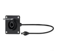 Helilyco DC 55x21m m zócalo impermeable de la pared, 12V-24V vivienda de aluminio de la entrada del poder RV Camper Boat Uso