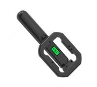 Helilyco Detector de metales plegable de mano con sonda, IP66 impermeable, linterna LED y LCD para caza del tesoro de la playa del río para negro