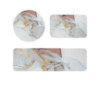 Helilyco Diatomaceous Earth - Almohadilla absorbente para lavabo, jabonera y portavasos, barro de diatomeas natural, parte inferior antideslizante, 10 x 10 x 0,9 cm, 12,5 x 7,5 x 0,9 cm, color tinta