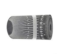 Helilyco Envoltura flexible para tubos de 1 a 6 pulgadas, sin cinta con pulgadas y métrico para ajustadores de escala (2-16 pulgadas)