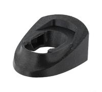Helilyco Espaciador de junta de base de auriculares de fibra de carbono negro mate de 40,2 x 26,4 mm, ligero, compatible con Trek Emonda Madone Vision para cabina de manillar integrada FSA, 11 g