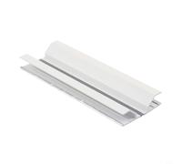 Helilyco Esquina de tablero de cocina de plástico de aluminio grueso, esquina plana de zócalo y esquina de tapón de agua, ajuste de esquina impermeable para conexión de zócalo de gabinete (360°-15cm)