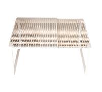 Helilyco Estante organizador apilable ajustable y expandible, para estante de almacenamiento de metal resistente, cocina, armario y encimera, 30 x 30 x 29 cm, blanco o negro