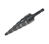 Helilyco Expansor de tubos de cobre, juego de brocas de estampación 5 en 1 con reparación de acero al carbono de 1/10.2 cm, 3/20.3 cm, 1/5.1 cm, 5/20.3 cm, 3/10.2 cm, compatible con taladro eléctrico