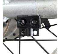 Helilyco Extensor de suspensión de desviador trasero de aleación de aluminio para bicicleta Brompton Aline Cline, 11-34T, soporte de volante de 12,5 mm, color negro