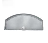 Helilyco Filtro de pelusa de repuesto para secadora, ABS gris, accesorio de limpieza y mantenimiento