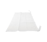 Helilyco Funda de encaje para radiador, protector de polvo, transpirable, de lino hilado, fácil de limpiar, decoración del hogar, color blanco, 80 cm