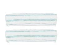 Helilyco Funda para fregona de repuesto para ventana Leifheit para lavadora, almohadilla de microfibra lavable de 27,5 x 6,8 cm, compatible con 51164, turquesa, paquete de 2