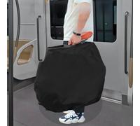 Helilyco Funda plegable para bicicleta de 16 a 22 pulgadas, tela Oxford impermeable a prueba de polvo para bolsa de almacenamiento de bicicleta con correa para el hombro, viajes seguros y