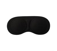 Helilyco Funda protectora de silicona para 3S, kit de accesorios de realidad virtual de 7 piezas que incluye puente nasal antivaho, cubiertas de controlador y tapa de lente, para rojo (negro)
