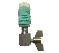 Helilyco -Hat - Soporte para platillos de tambor de embrague, pieza de percusión antioxidante de metal, 7,5 x 3,9 x 4,3 cm, verde