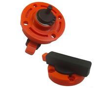 Helilyco Interruptor de cambio de martillo eléctrico 607S taladro Z1C-SZ05-26 perilla de control para plástico rojo negro para accesorio de repuesto 18,5 mm