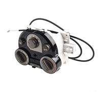 Helilyco Interruptor de control de clima 27510-1HM5A para Nissan Sunny N17 2011-2017 marzo K13, botón de panel de control del calentador de aire acondicionado, ajuste directo