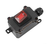 Helilyco Interruptor en línea impermeable IP65 Interruptor de control al aire libre 16A Rocker de alta corriente (A)