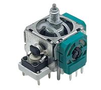 Helilyco Joystick analógico para controlador de módulo serie 2, pulgar 3D, plástico, 10 x 10 x 3 cm, compatible con 2ª generación, verde y blanco