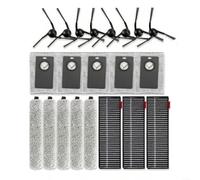 Helilyco Juego completo de accesorios para robot UWANT U300 U300Max para aspiradora, incluye mopas rodillos, filtros, bolsas de polvo y cepillos laterales