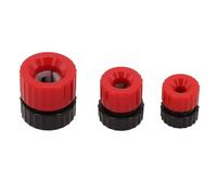 Helilyco Juego de 3 collares de tope de profundidad ajustables de 3 a 13 mm para carpintería y carpintería, color rojo y negro