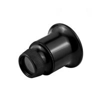 Helilyco Juego de 5 lupas de joyería con aumento de 5 x 10 x 15 x 20 x para sellos de joyería antiguos, lupa de inspección portátil con lente de cristal