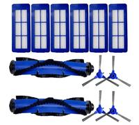 Helilyco Juego de filtros de repuesto para aspiradora inalámbrica AEG Series 7000 6000, 2 prefiltros o 2 filtros de polvo fino, lavables