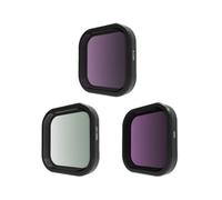 Helilyco Juego de filtros para Go Pro Iit con ND CPL UV, aleación de aluminio de 4 x 4 x 1 cm y vidrio óptico, calidad de imagen mejorada, reducción del deslumbramiento, ligero para un diseño compacto