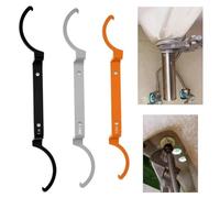 Helilyco Juego de llaves de bloqueo de conducto, 3 piezas de llaves de contratuerca de curva desplazada (1/2 pulgada, 3/4 pulgadas, 1 pulgada) con almacenamiento magnético y marcas de tamaño grabadas