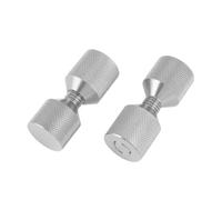 Helilyco Juego de pasadores de alineación de brida de aluminio con nivel integrado, clavija de posicionamiento de 2 agujeros de 1-1/8 pulgadas, para accesorios de tubería de aleación 6061 de alta
