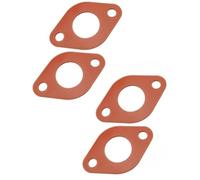 Helilyco Junta de brida de silicona Taco 007 Series Bomba circuladora, para Grundfos Armstrong, paquete de 4, 4 pulgadas de largo x 2-5/8 pulgadas de ancho, agujero de 1-1/2 pulgadas