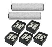 Helilyco Kit de barra de cepillo de rodillo y filtro HEPA para Mijia 4C/2Lite, compatible con aspiradora Truclean W20, mejorando la calidad del aire interior y haciendo que el espacio vital sea más