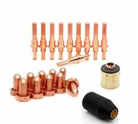 Helilyco Kit de consumibles de antorcha de plasma de 22 piezas para Thermal Dynamics SL60, incluye electrodo 9-8215, boquilla 9-8207, copa protectora 9-8218, caja de arranque 9-8213