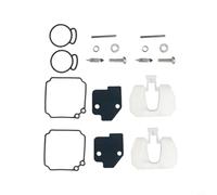 Helilyco Kit de reparación de carburador 20/25HP motores fueraborda, compatible con piezas 6L2-W0093-00-00 y 6L2-14301-11, paquete de 2