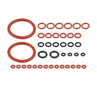 Helilyco Kit de sellado de anillo O para máquina de café para Saeco Spidem para Gaggia, silicona para juntas de repuesto con cepillo, juego de mantenimiento de válvula de vapor de alta temperatura (A)
