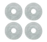 Helilyco Kit de trapeador de microfibra para robot aspirador Cecotec Conga X50 - Paquete de 4 accesorios de repuesto