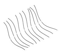 Helilyco Línea de corte de nailon de alto rendimiento de 3,5 mm para Bosch AFS 23-37 para número de pieza F016800431, diseño curvado para máxima eficiencia, paquete de 10